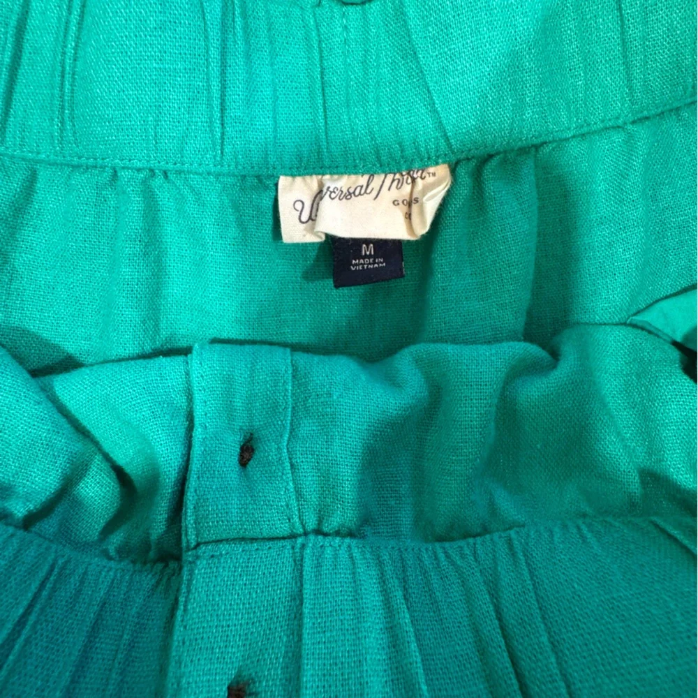 Universal Thread Green Button-Down Women's Skirt - Picture 4 of 6
